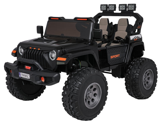 Elektrické autíčko Extreme Sport 4x4 černé
