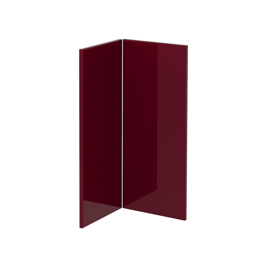 Vicco KUCHYŇSKÁ DVÍŘKA R-Line Červená vysoký lesk 59.2 x 71.3 cm nábytková čela pro rohovou spodní skříňku