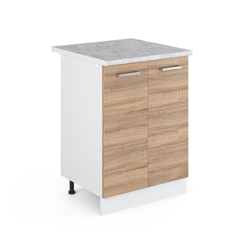 Vicco SPODNÍ SKŘÍŇKA KUCHYŇSKÉ LINKY R-Line Sonoma 60 cm s pracovní deskou