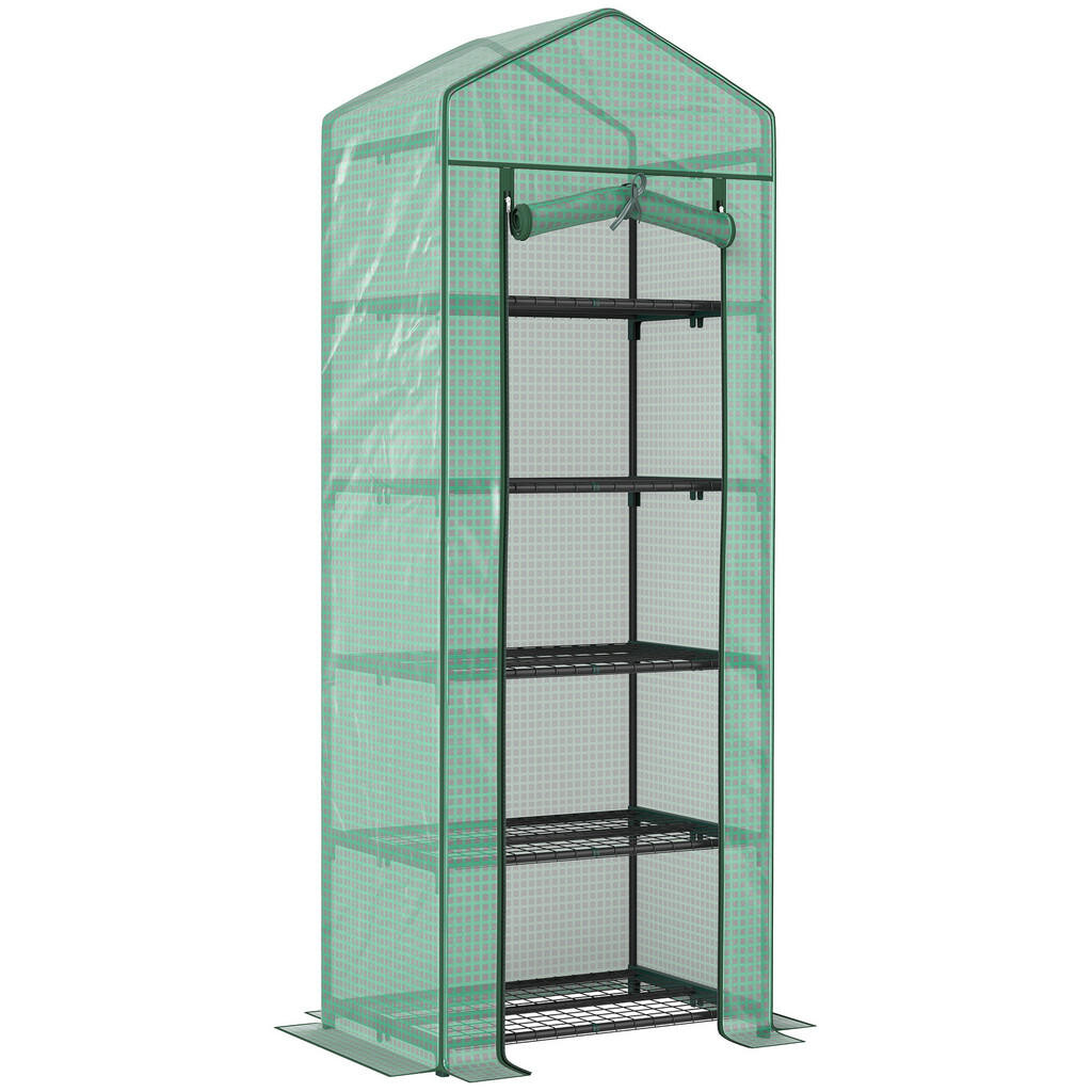 Outsunny SKLENÍK, 69L x 49B x 193H cm
