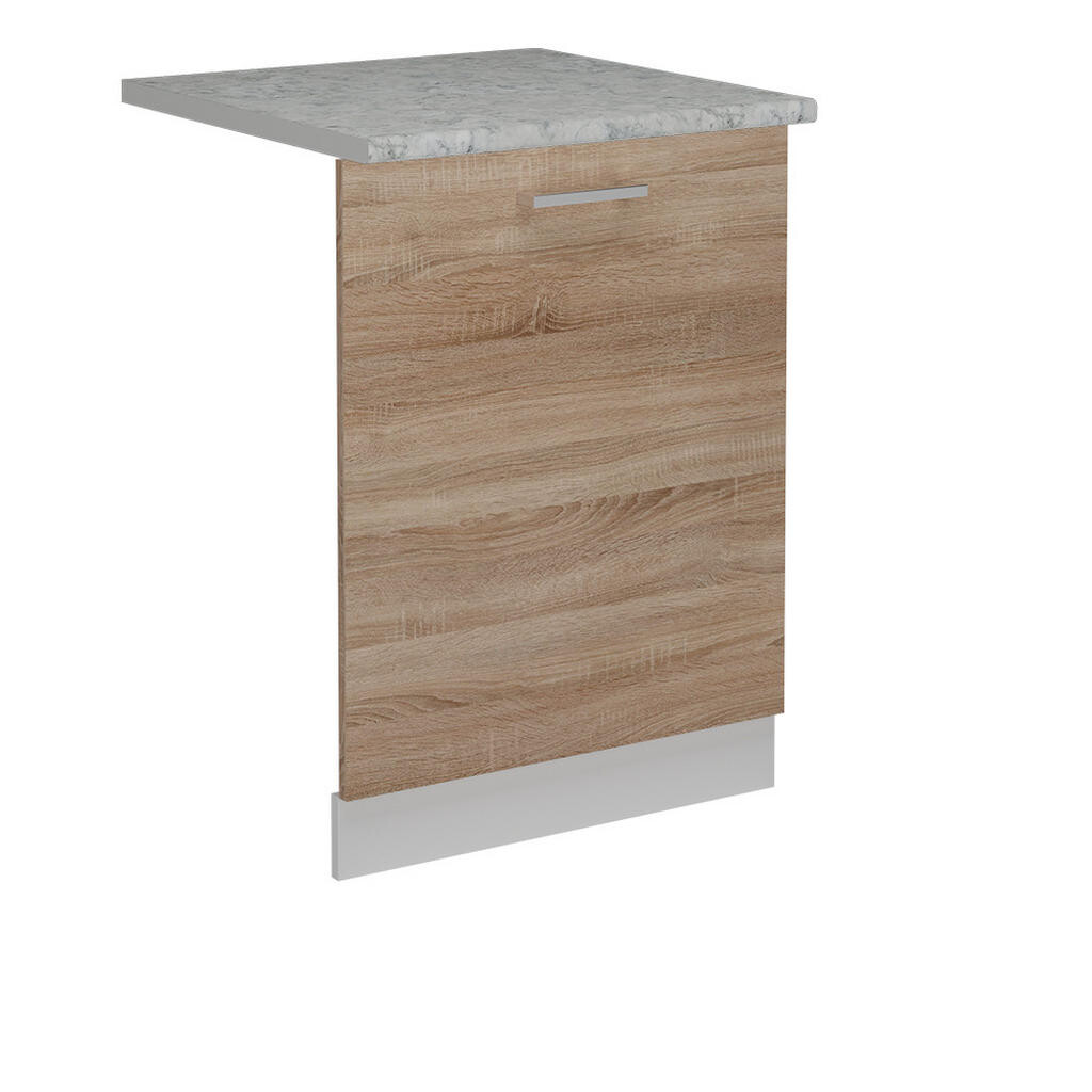 Vicco ČELNÍ PANEL MYČKY R-Line Sonoma 60 cm s pracovní deskou