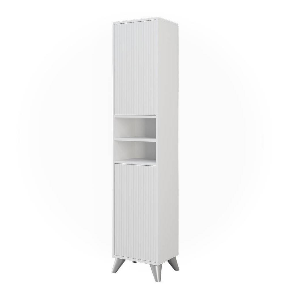 Vicco KOUPELNOVÁ SKŘÍŇKA Leano Bílá 38 x 180 cm se 2 dveřmi