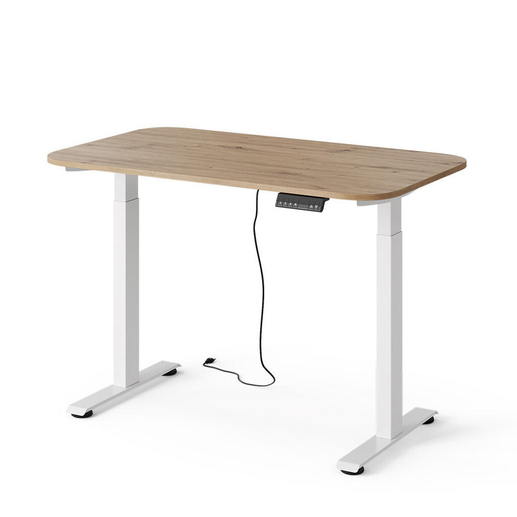 Vicco PSACÍ STŮL Elevate Bílá/Artisan 120 x 70 cm 2 motory