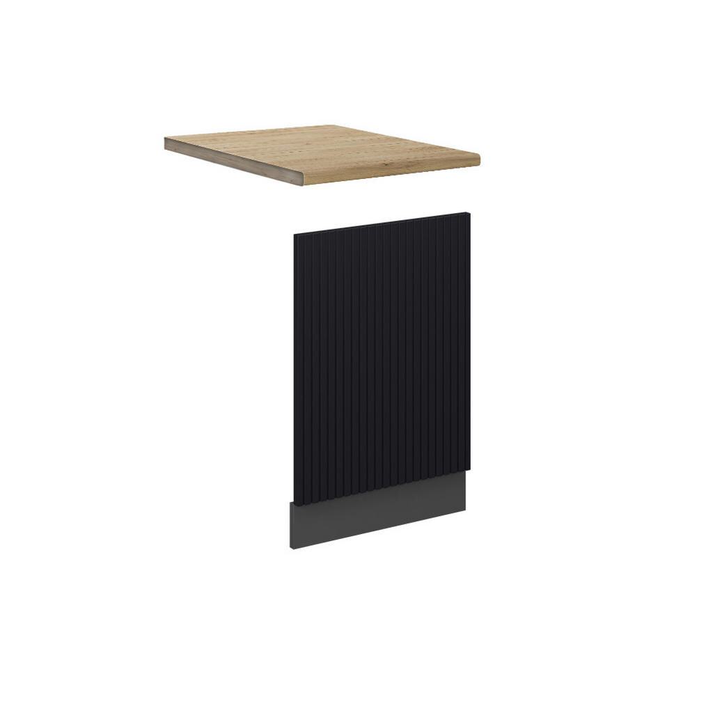 Vicco PŘEDNÍ PANEL Fame-Line Černý pruhovaný 45 cm , PD Dub