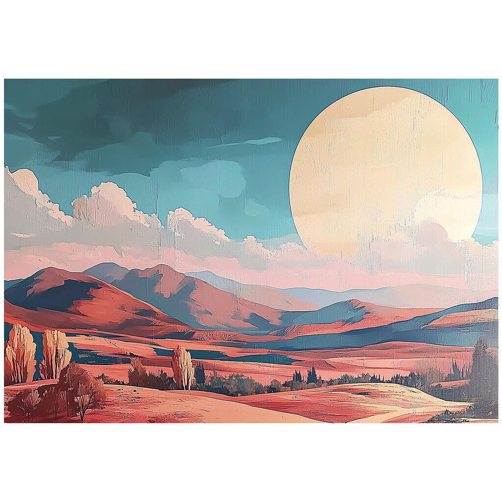 Wallarena FOTOTAPETA Moon Nature Vliesová tapeta do obývacího pokoje 150x105