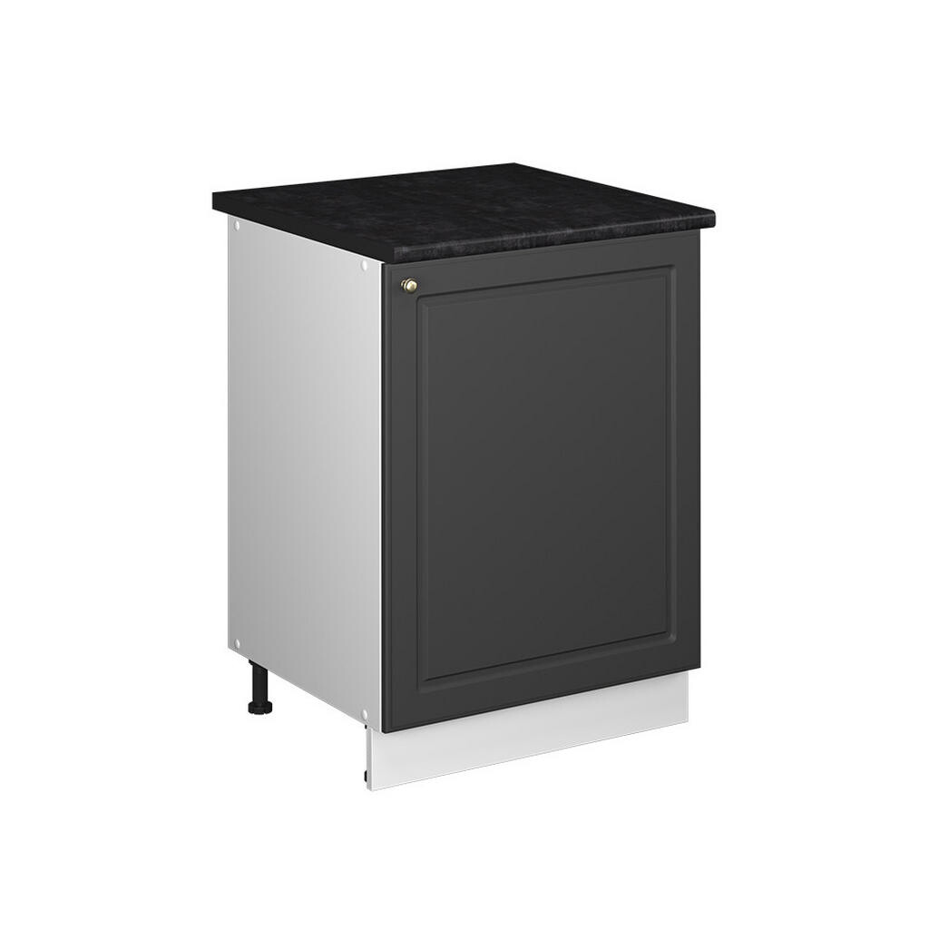 Vicco SKŘÍŇKA POD DŘEZ Fame-Line, Anthrazit-Gold Landhaus/Bílá, 60 cm