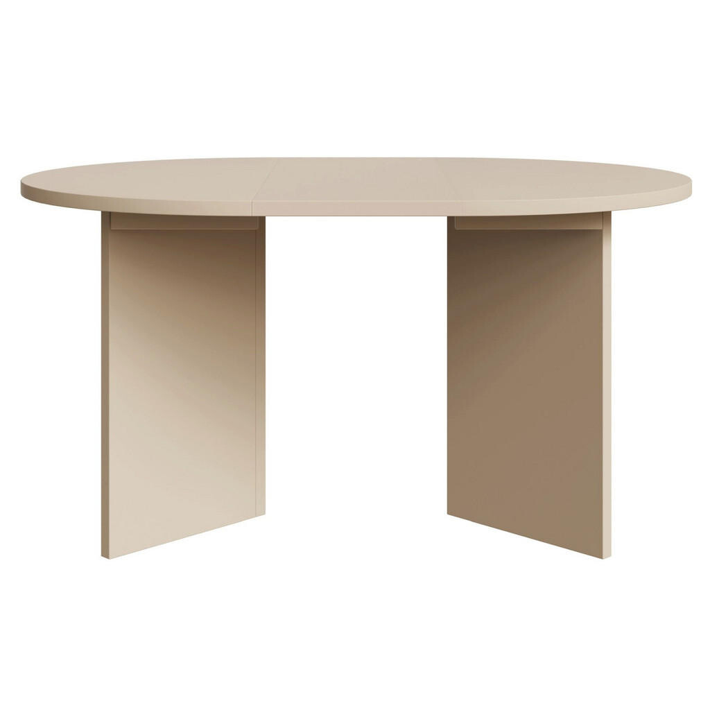 Selsey JÍDELNÍ stůl Selsey Ovo kulatý, cappuccino, rozkládací, 110–190 × 110 cm