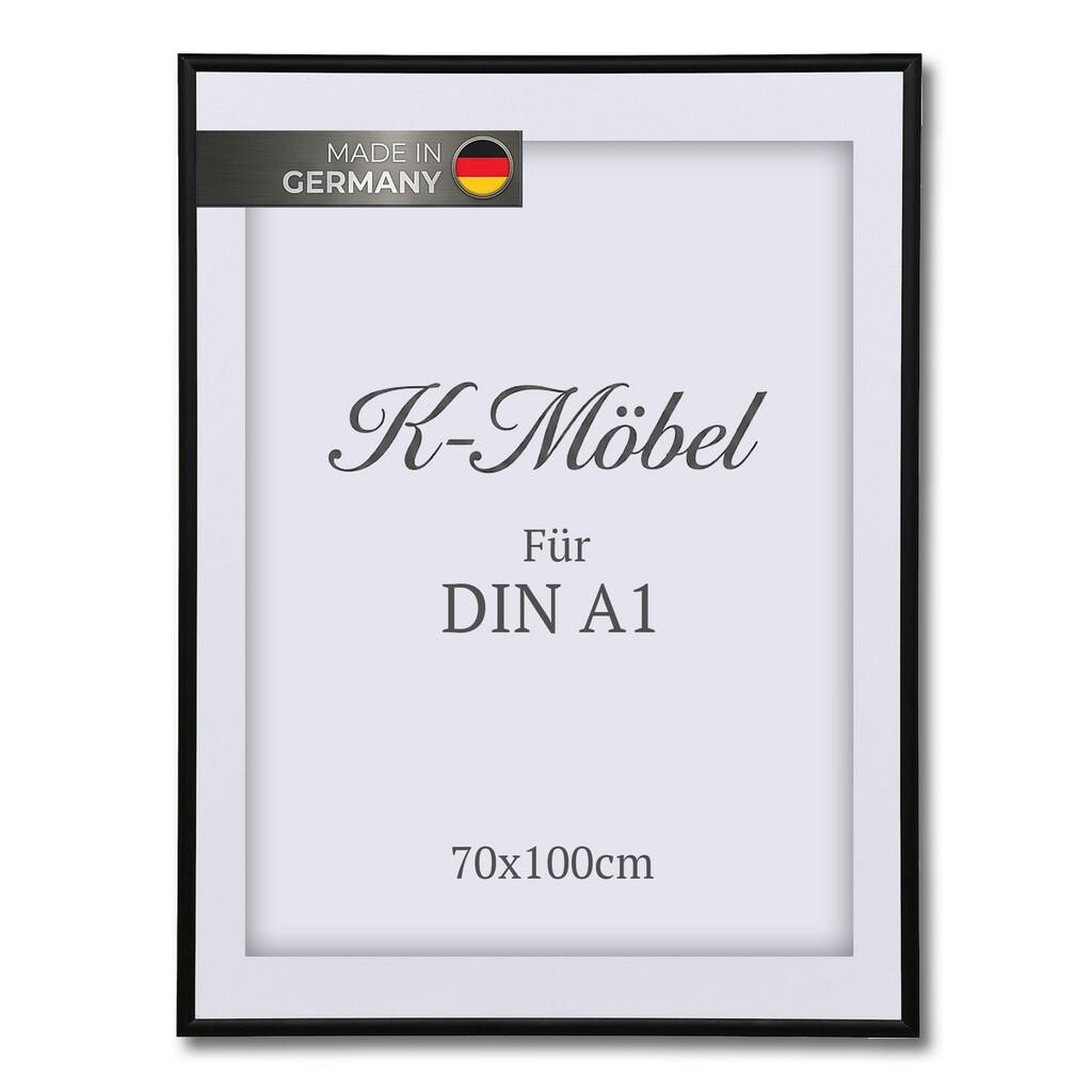 K-Möbel HLINÍKOVÝ RÁM NA OBRAZ DIN A1 s paspartou