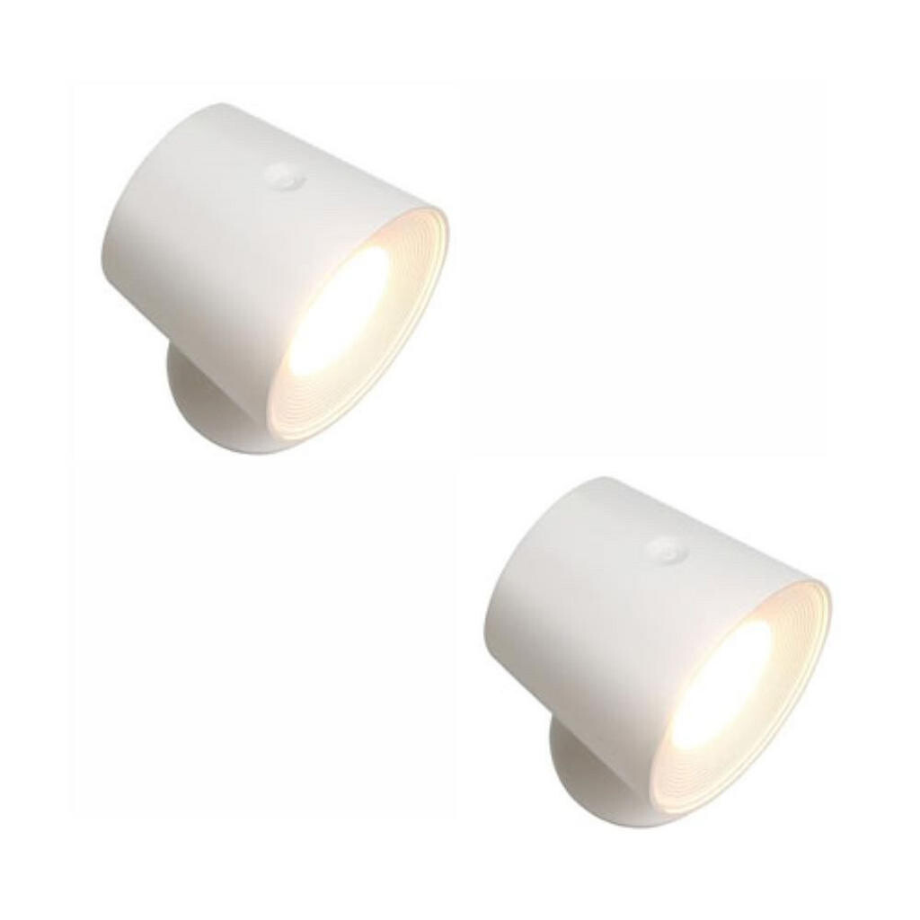 Nettlife LED nástěnné svítidlo Yazgan 11/10/14,5 cm (sada 2 ks)