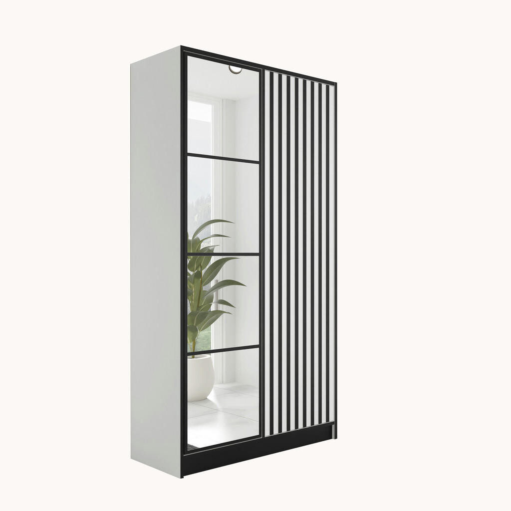 Kier Furniture ŠATNÍ SKŘÍŇ EDEN 2D v3 - 105x205x39cm - Bílá