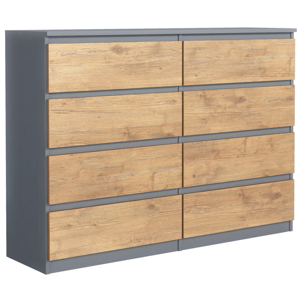 RAUMHIRSCH FURNITURE KOMODA antracitová, Lancelot 120/102/39