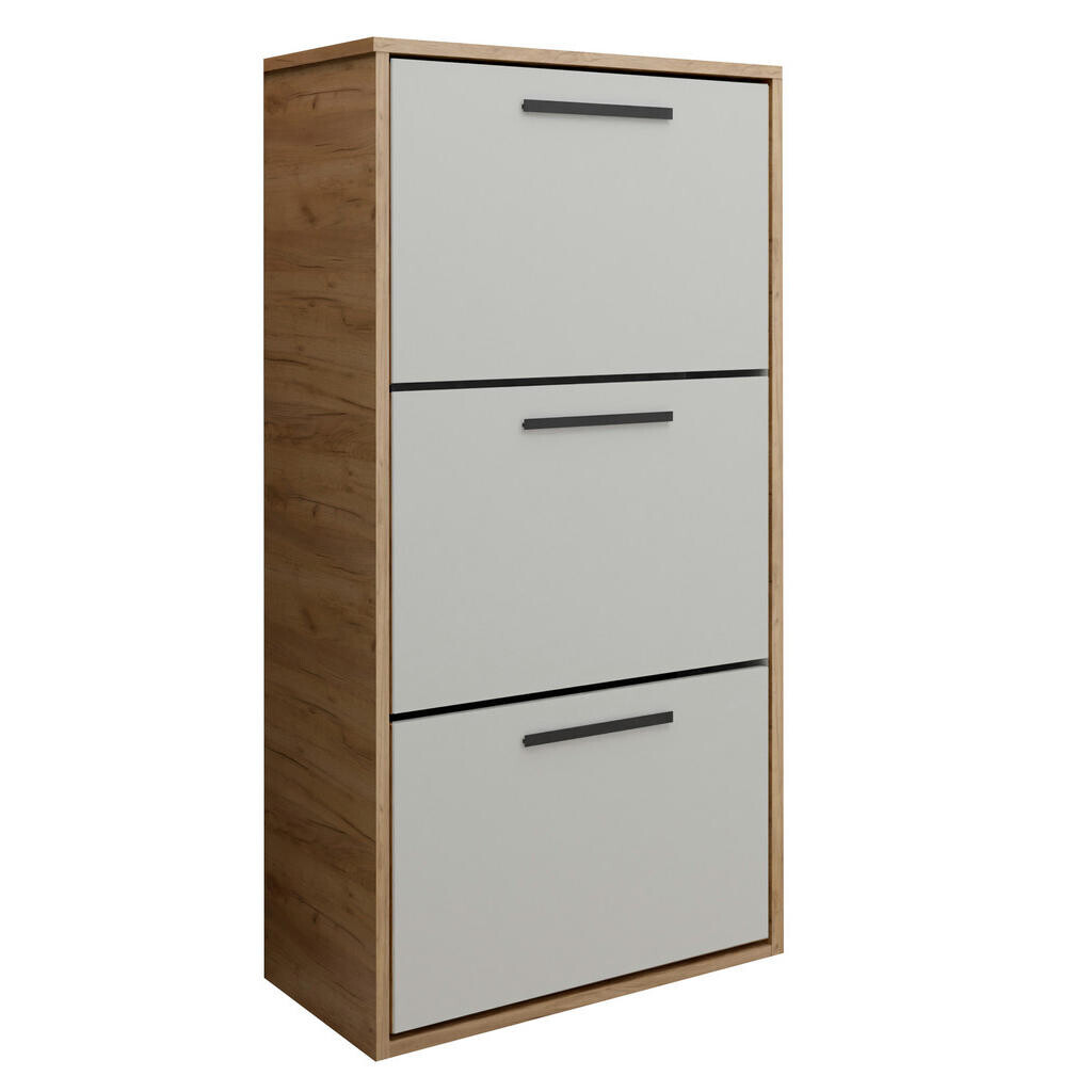 Kier Furniture BOTNÍK ASPER Dub Craft & Bílá