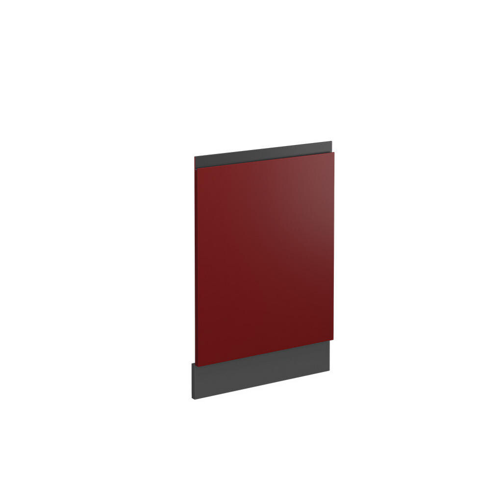 Vicco PŘEDNÍ PANEL R-Line Červená 44.6 cm Tvar J, bez pracovní desky