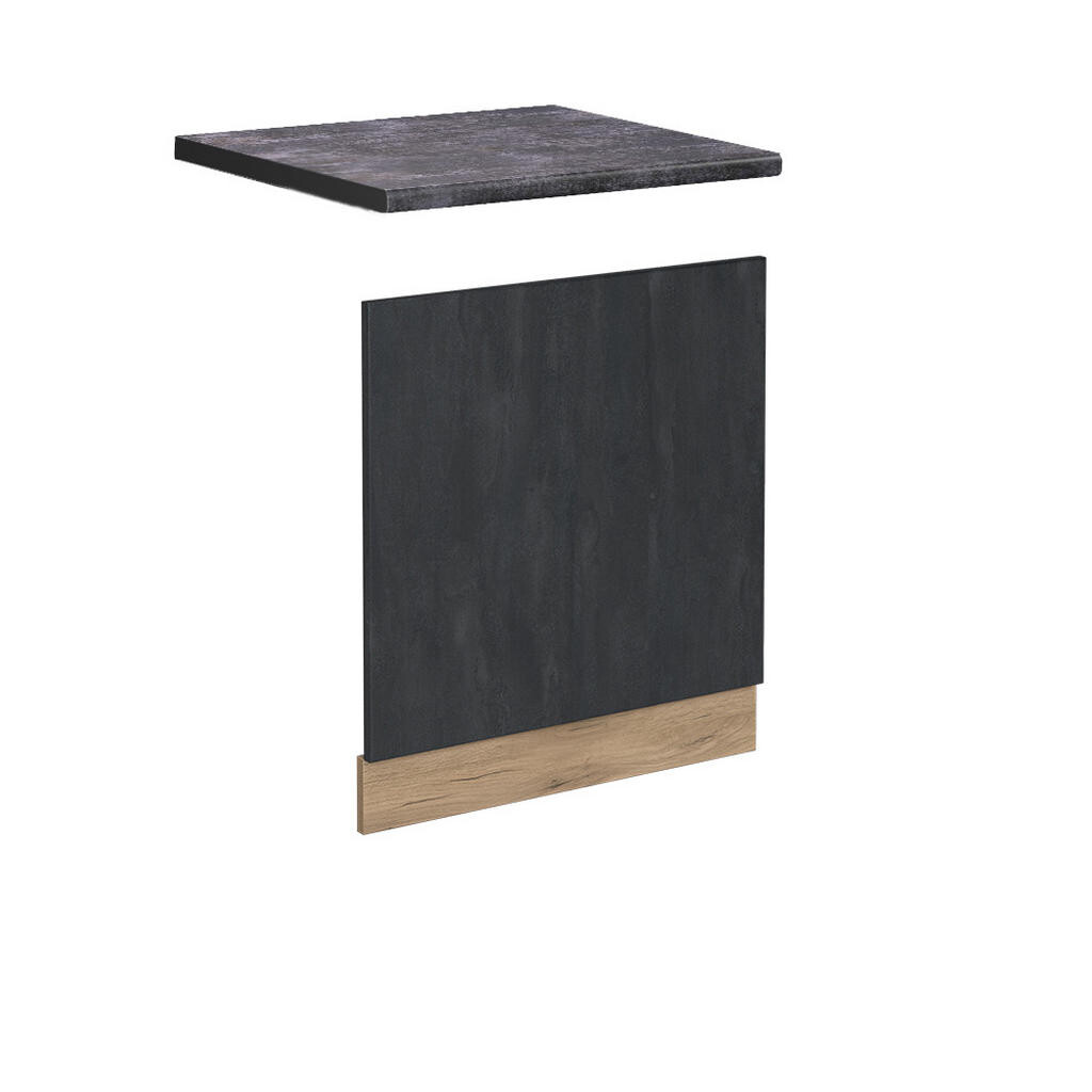 Vicco PŘEDNÍ PANEL R-Line Černý beton 60 cm PD Antracit