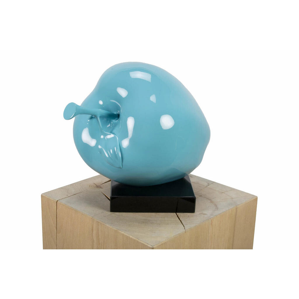 KUNSTLOFT DEKORATIVNÍ SOCHA MODRÁ/ČERNÁ, 32/31 CM