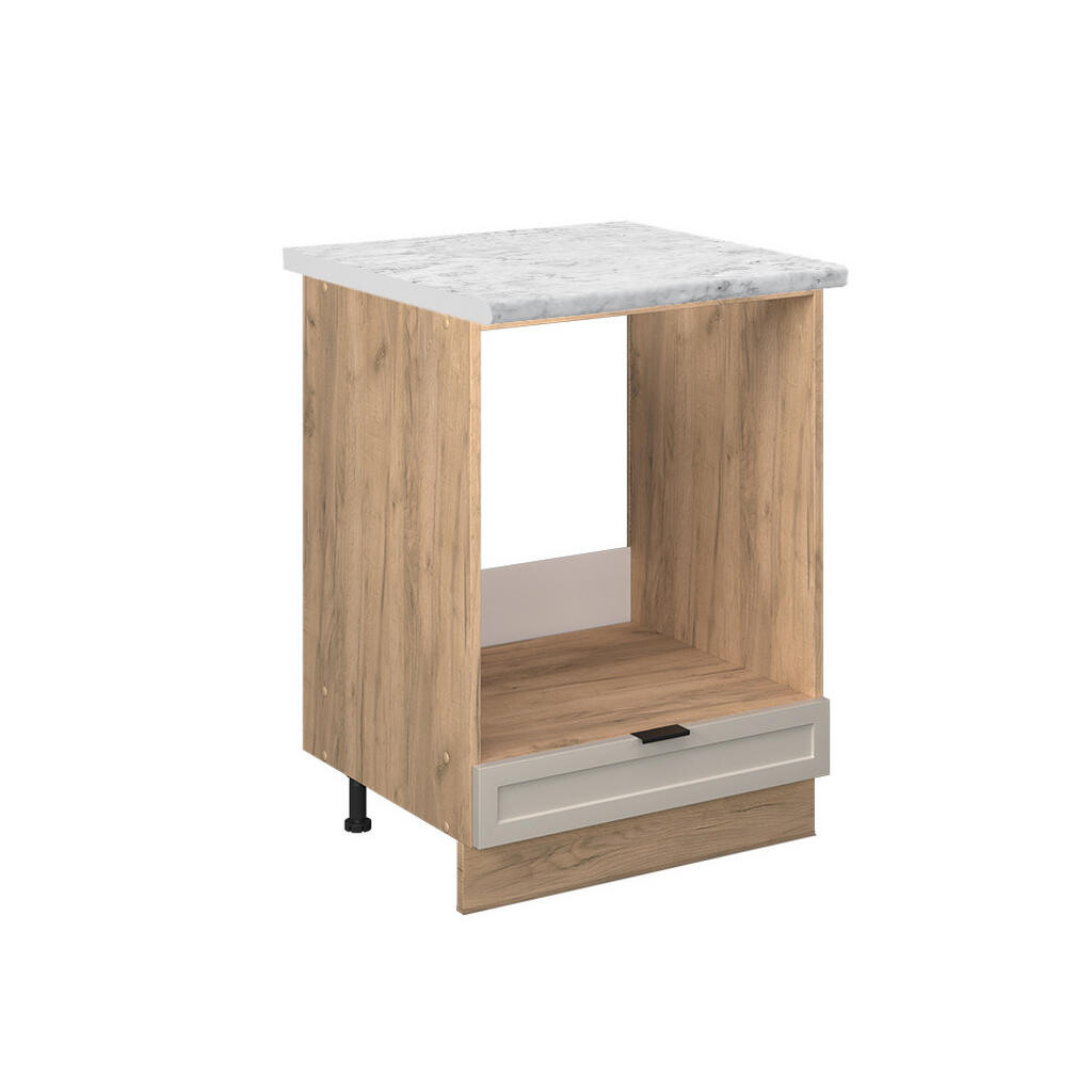 Vicco SKŘÍŇKA NA VESTAVĚNOU TROUBU Fame-Line GreyBeige 60 cm , PD Mramor