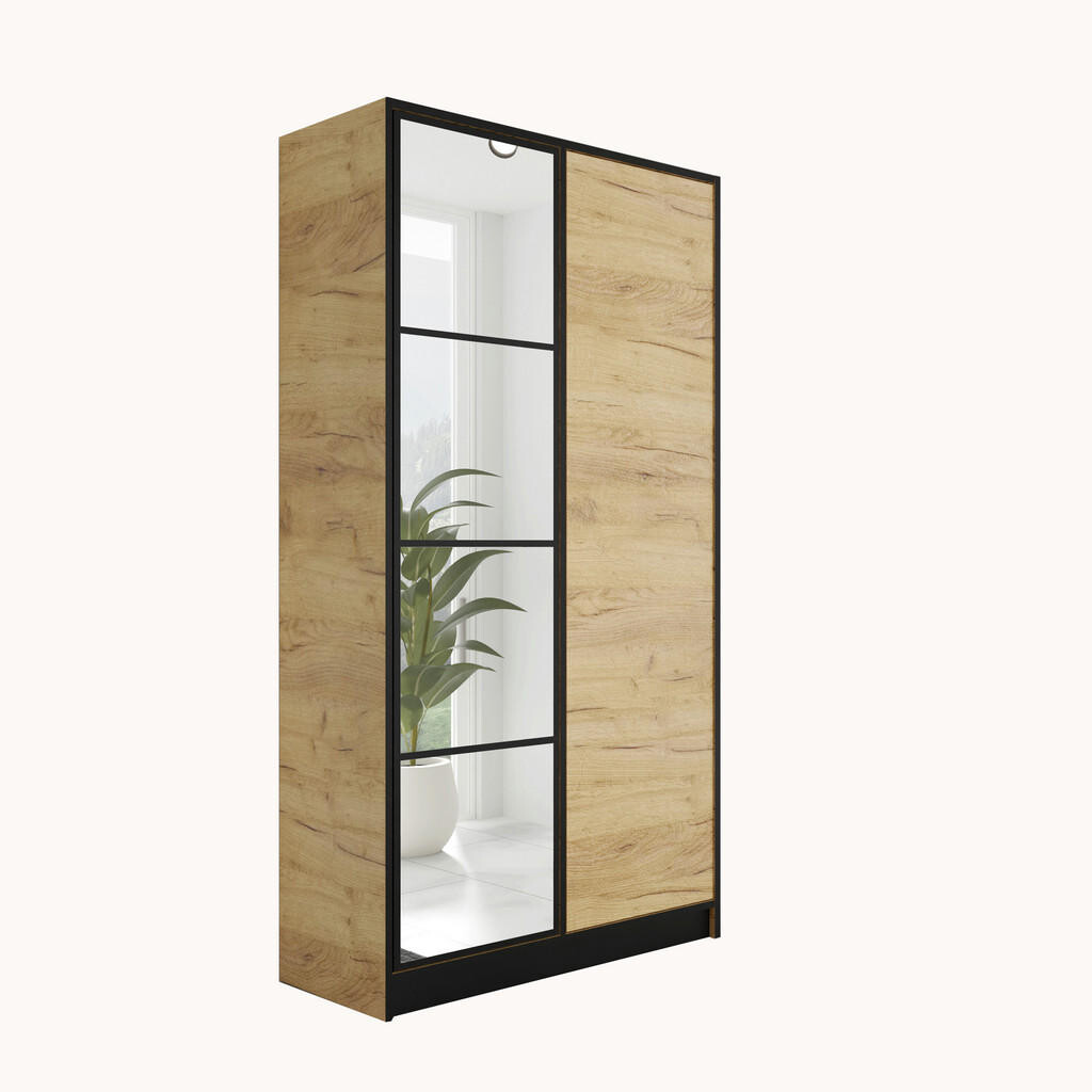 Kier Furniture ŠATNÍ SKŘÍŇ EDEN 2D v1 - 105x205x39 cm - Dub Craft