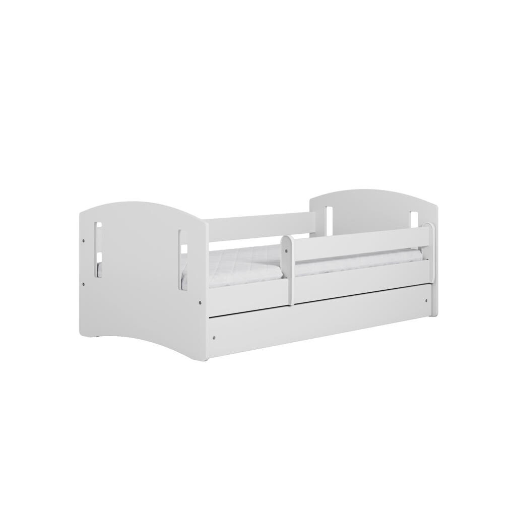 RAUMHIRSCH FURNITURE DĚTSKÁ POSTEL CLASSIC II se zásuvkou a matrací, bílá 90/65/144