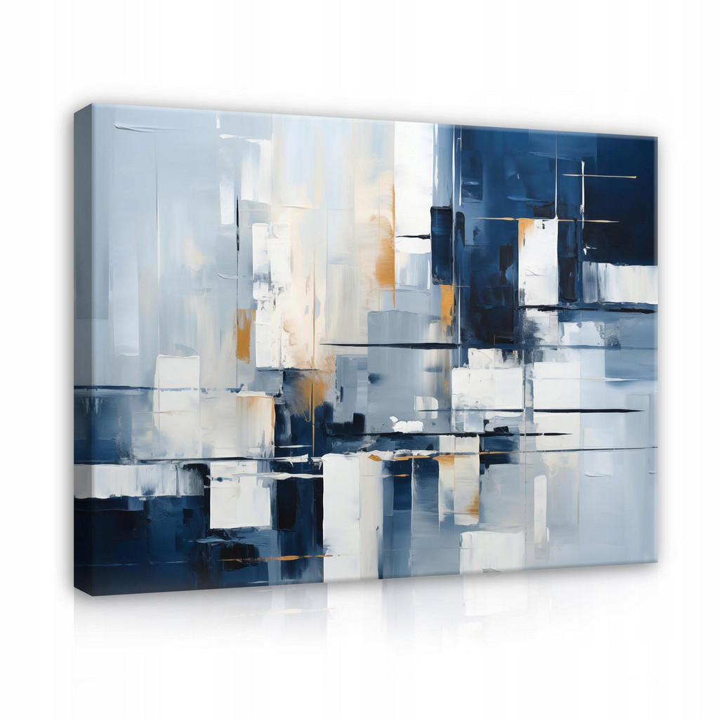 Wallarena PLÁTNO Abstraktní modrá 120x80