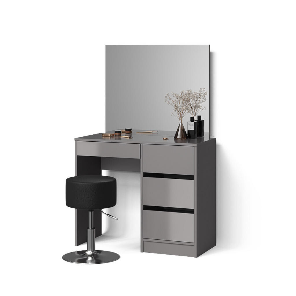 Livinity® TOALETNÍ STOLEK Imola Šedá 90 cm se stoličkou