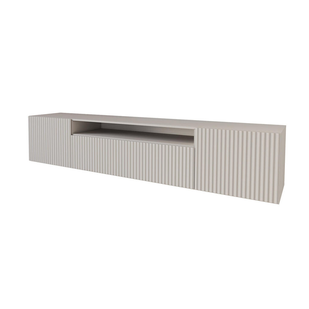 ALTDECOR NÍZKÁ komoda NOA-2-W 200 x 40 x 41 cm – kašmír