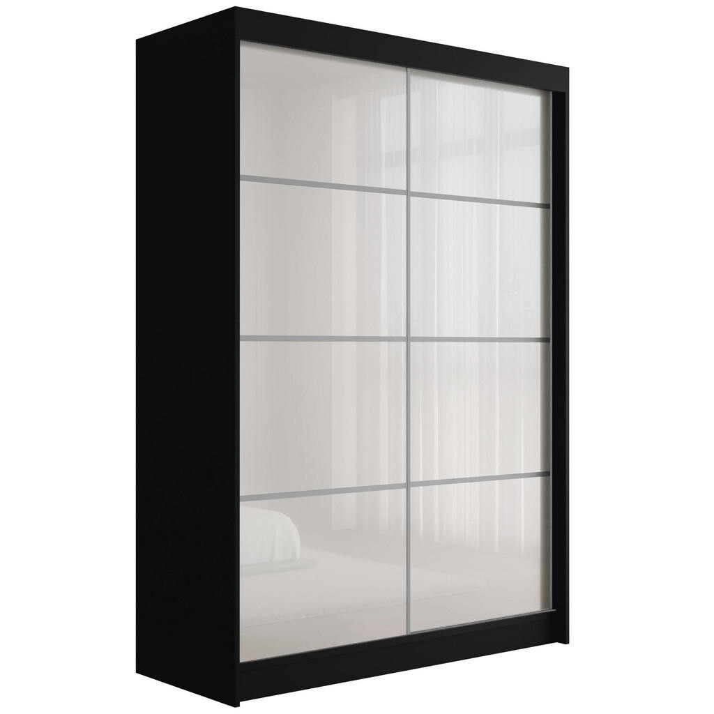 ALTDECOR ŠATNÍ SKŘÍŇ PEKA III – 150 cm – černá|bílá