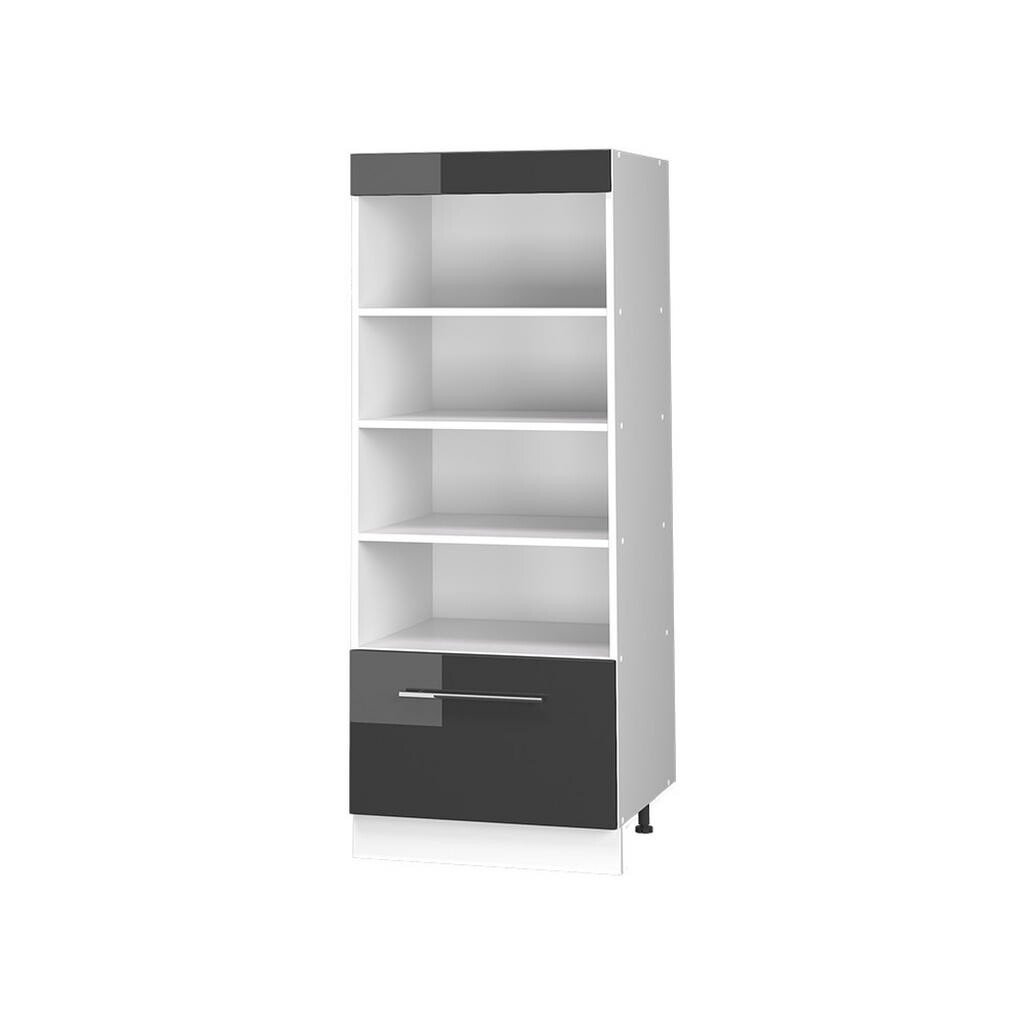 Vicco KUCHYŇSKÝ REGÁL Fame-Line, Antracitový vysoký lesk/Bílá, 60 cm