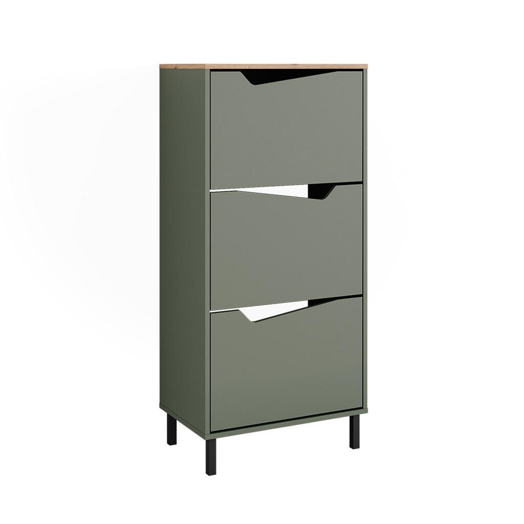 Vicco BOTNÍK NA BOTY Marelle Zelená/umělecká 60 x 129.5 cm se 3 přihrádkami