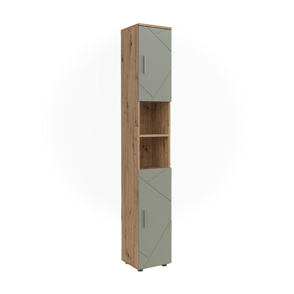 Vicco KOUPELNOVÁ SKŘÍŇKA Irma Šalvějově zelená 30 x 192 cm