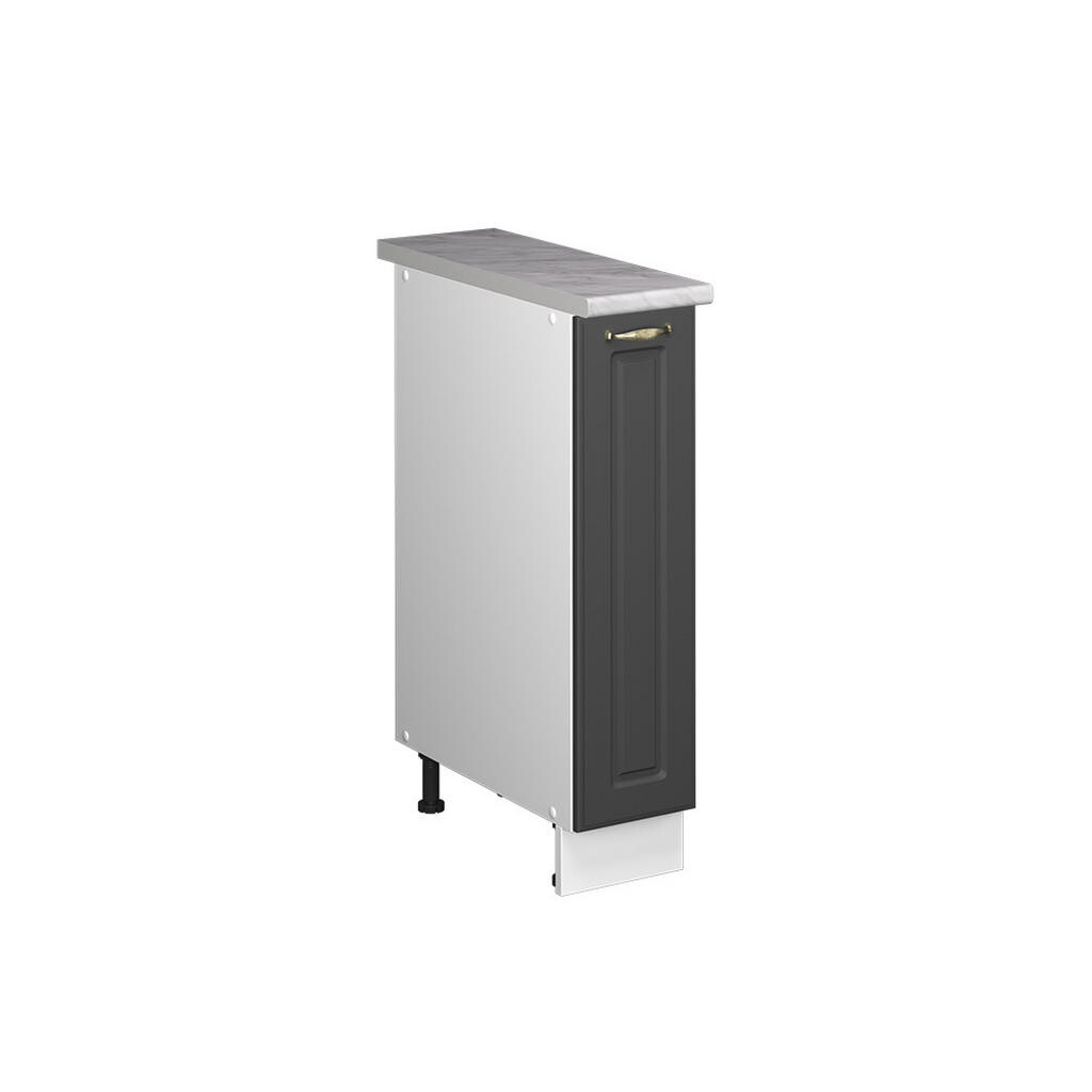 Vicco LÉKÁRNIČKOVÁ SKŘÍŇKA Fame-Line, Anthrazit-Gold Landhaus/Bílá, 20 cm, PD Mramor