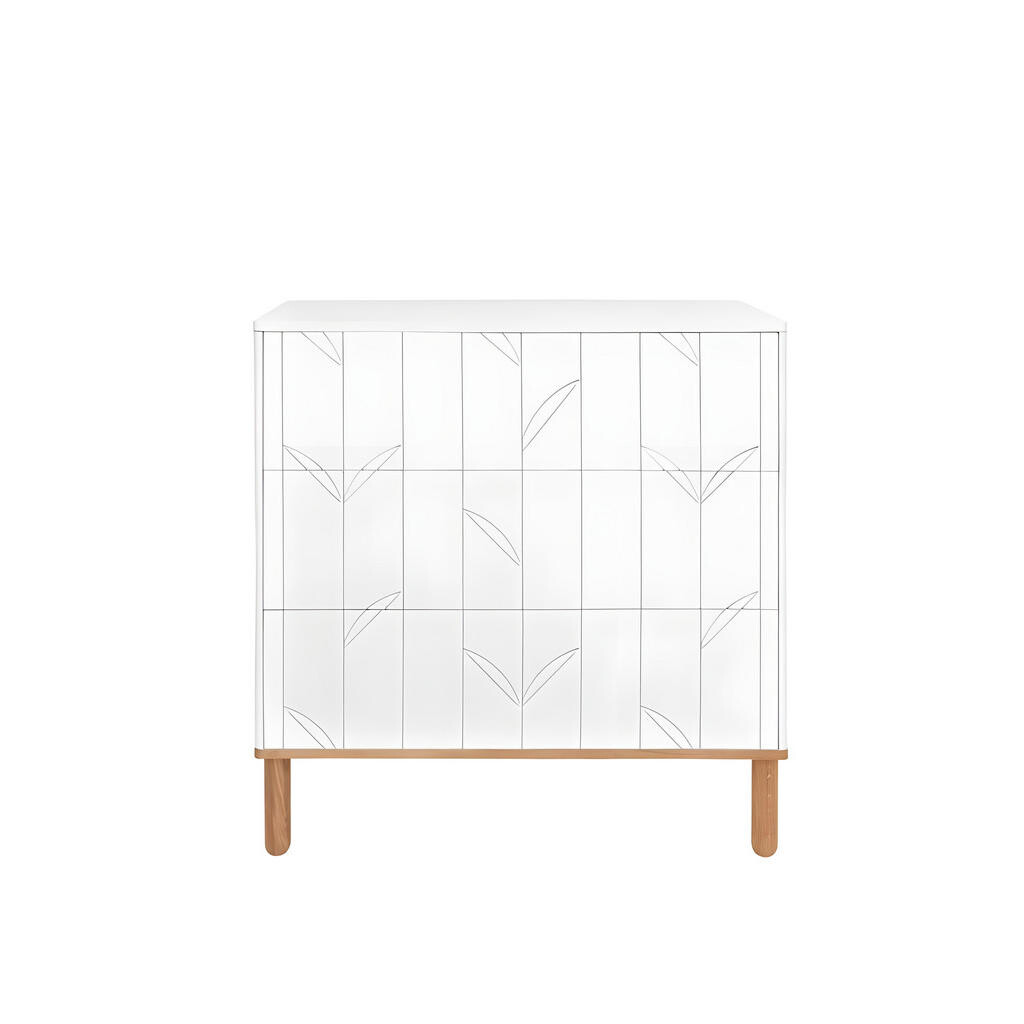 RAUMHIRSCH FURNITURE DĚTSKÁ KOMODA Toteme – rustikální elegance a funkčnost, bílá
