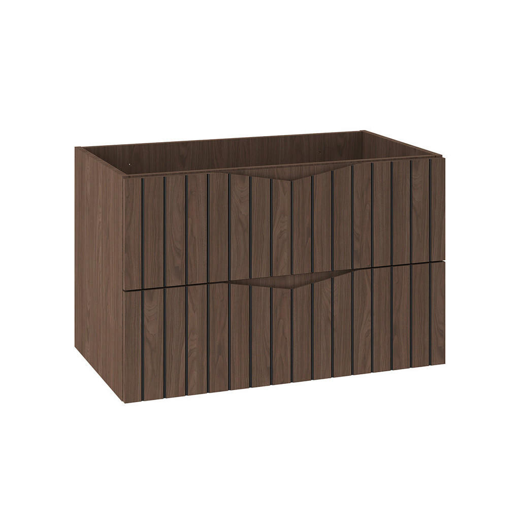 Petits-meubles SKŘÍŇKA POD UMYVADLO 80cm Siena Dřevo a černá