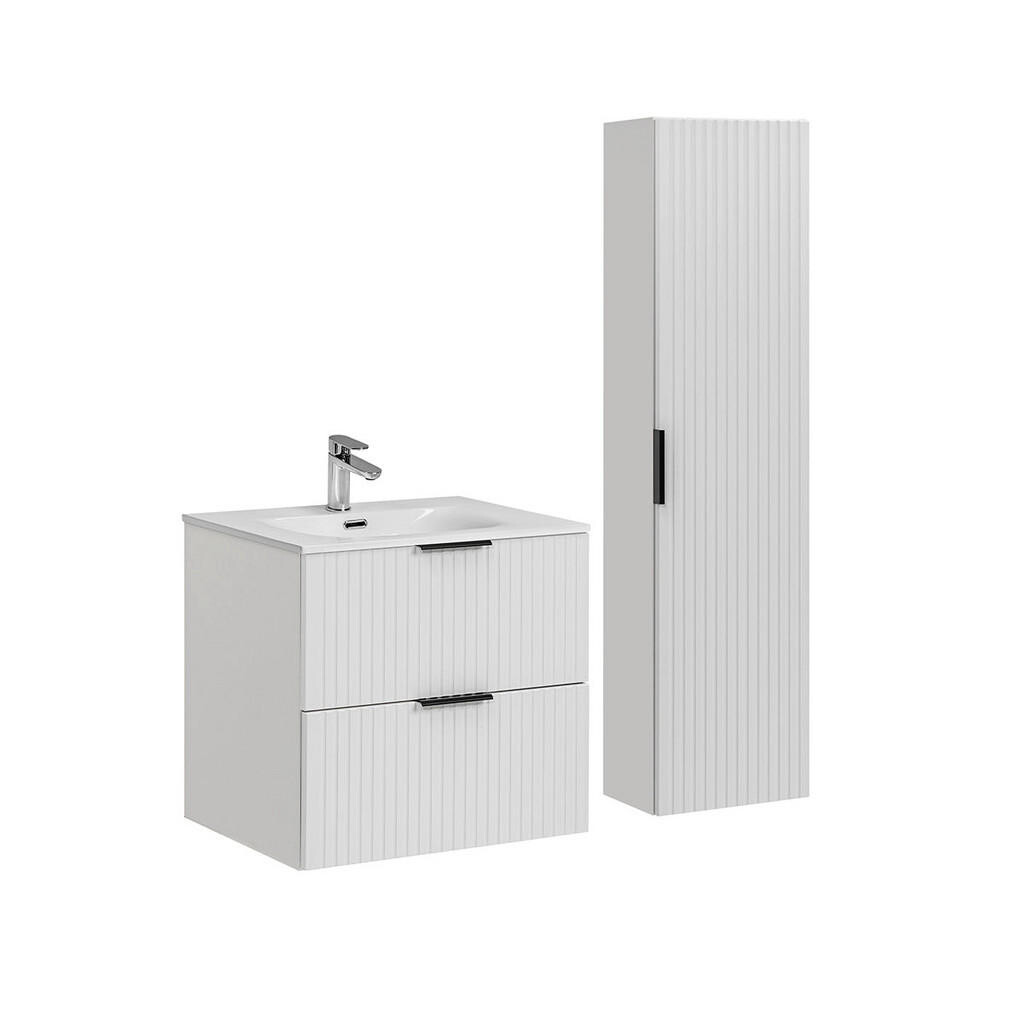 Petits-meubles KOUPELNOVÝ NÁBYTEK 60.2cm Adriel 2er-Set Bílá