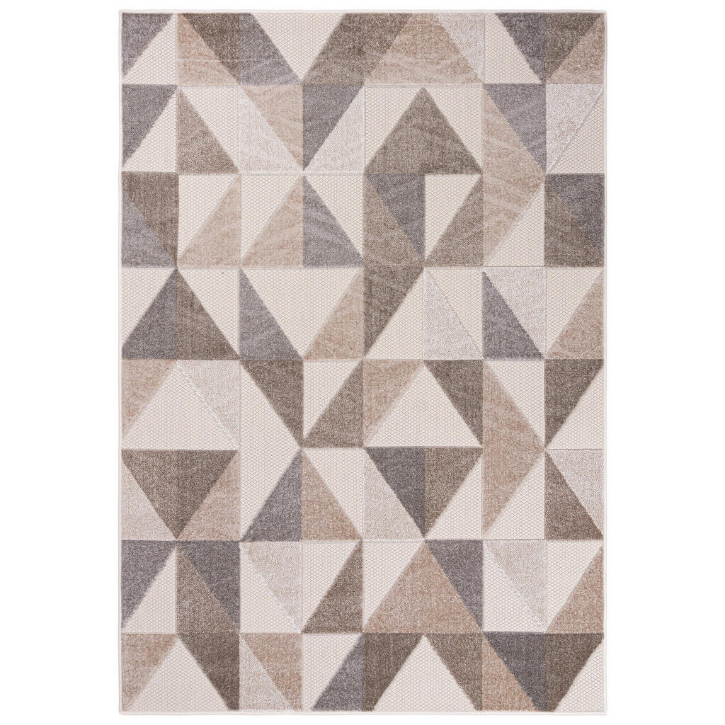 Mazovia KOBEREC béžový barevný geometrický - 160x230 cm