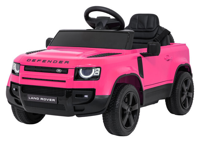 Elektrické autíčko Land Rover Defender růžové
