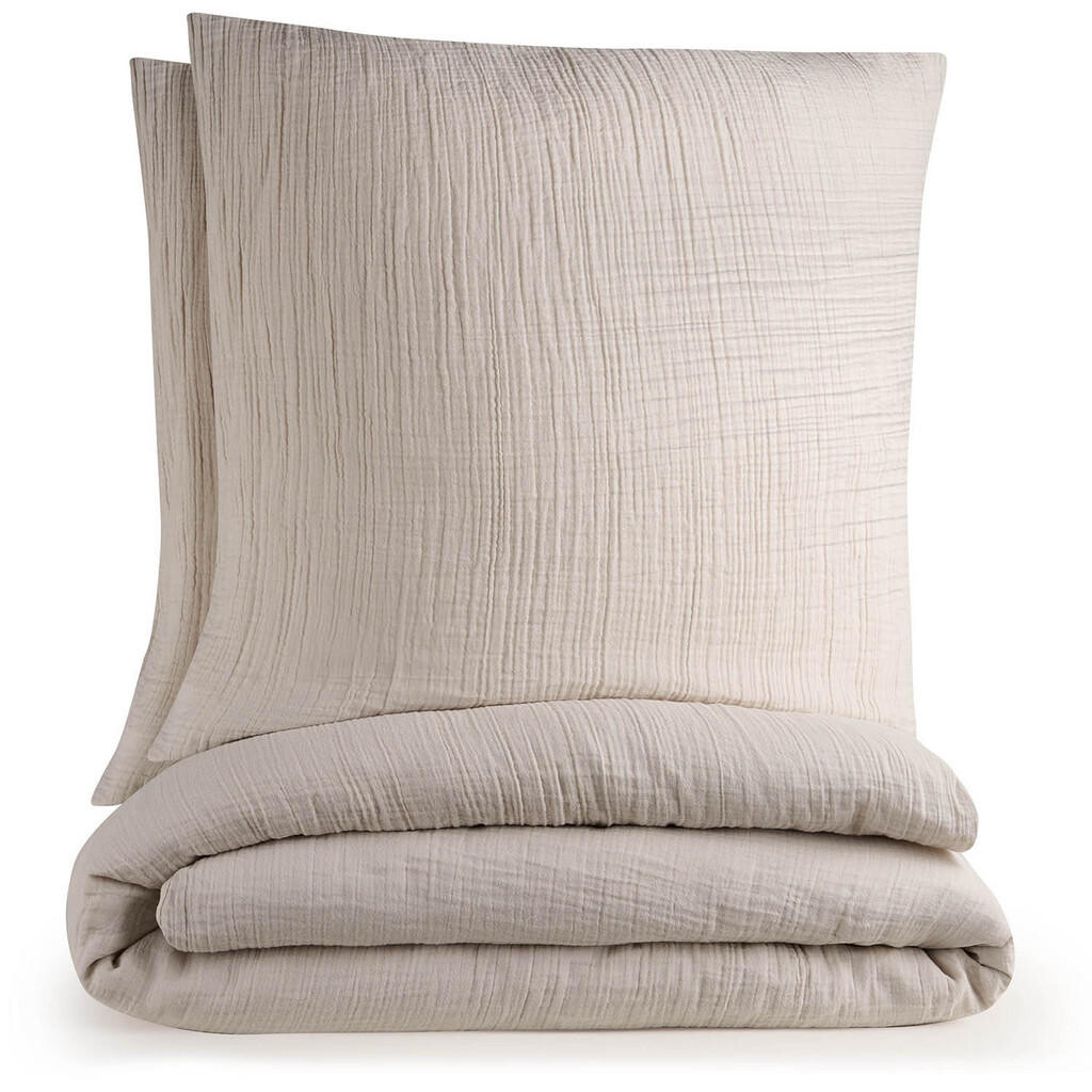 Blumtal POVLEČENÍ mušelín, 100% bavlna, 2x 135/200 cm & 2x 80/80 cm, šedá