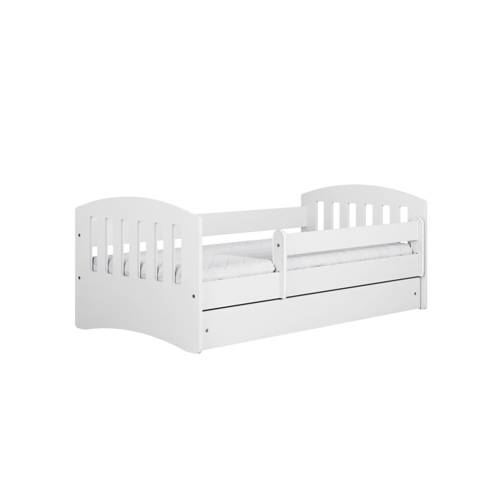 RAUMHIRSCH FURNITURE DĚTSKÁ POSTEL CLASSIC se zásuvkou a matrací bílá 90/65/184