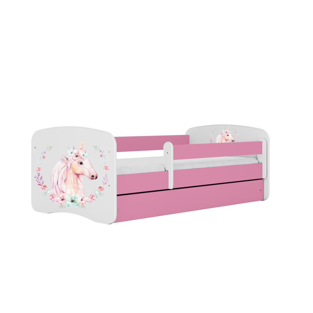 RAUMHIRSCH FURNITURE DĚTSKÁ POSTEL Pferd se zásuvkou a matrací 140/70