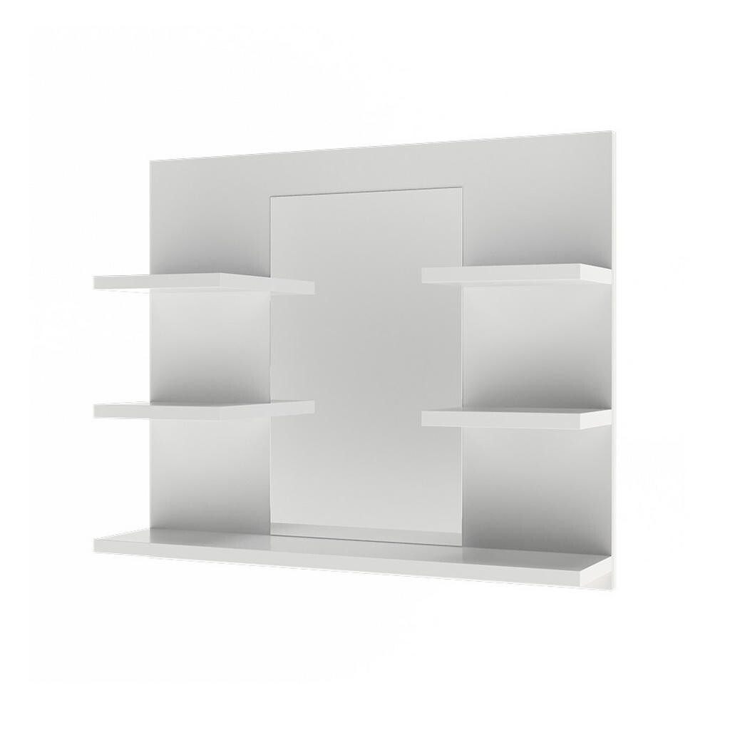 Vicco KOUPELNOVÁ ZRCADLOVÁ SKŘÍŇKA Wilbur Bílá 58.8 x 50 cm s policemi