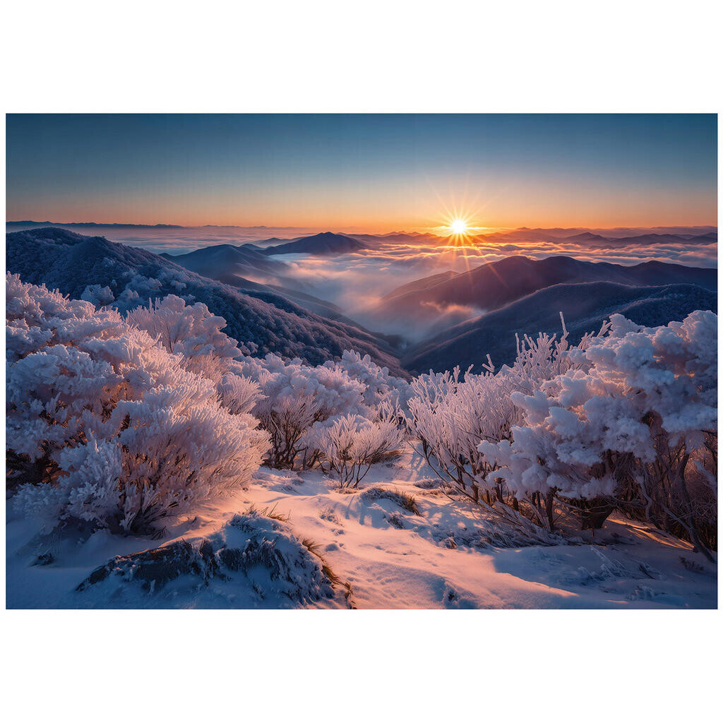 Wallarena FOTOTAPETA horská krajina fialová 150x105 cm