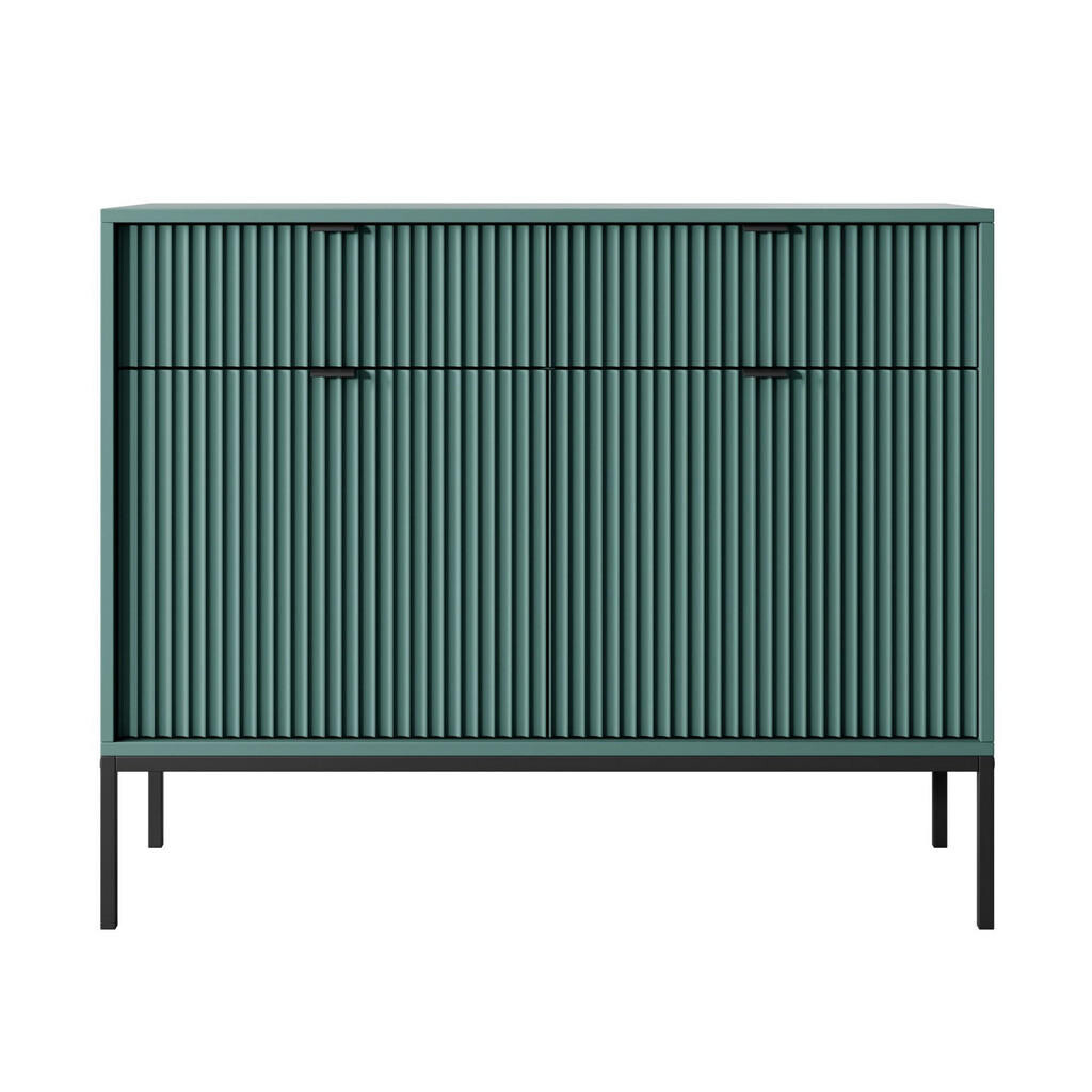 Selsey KOMODA Vellore Zelená s černou podnoží 104 cm