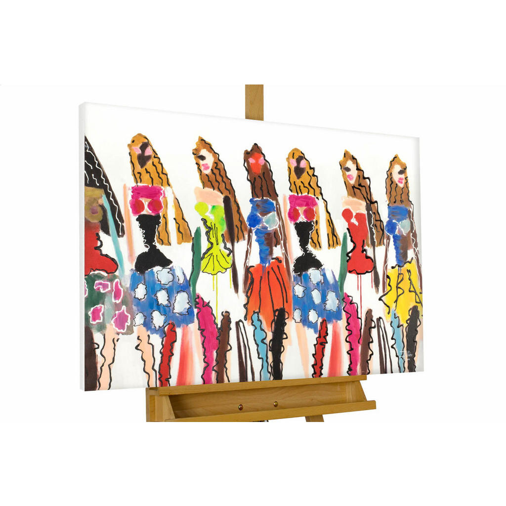 KUNSTLOFT RUČNĚ MALOVANÝ AKRYLOVÝ OBRAZ, 90/60 CM
