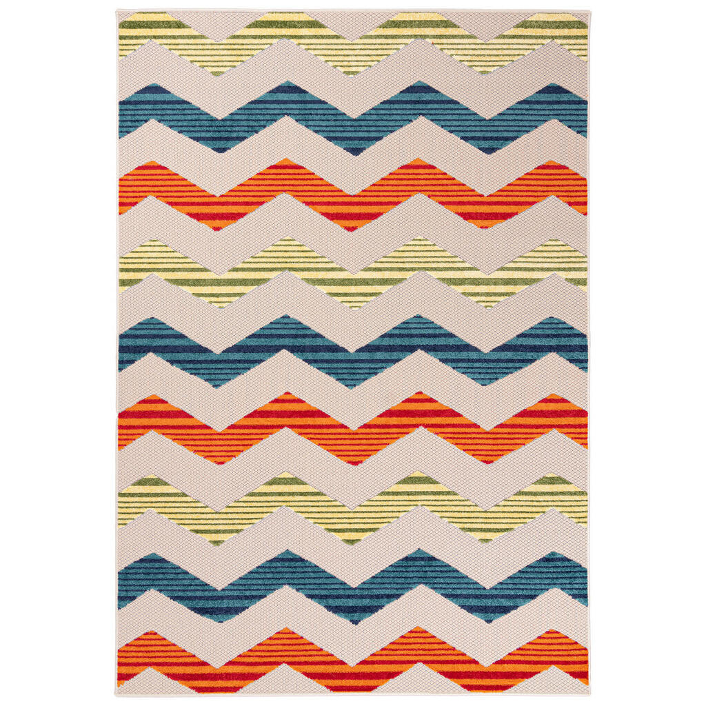 Mazovia KOBEREC barevný chevron - 120x170 cm