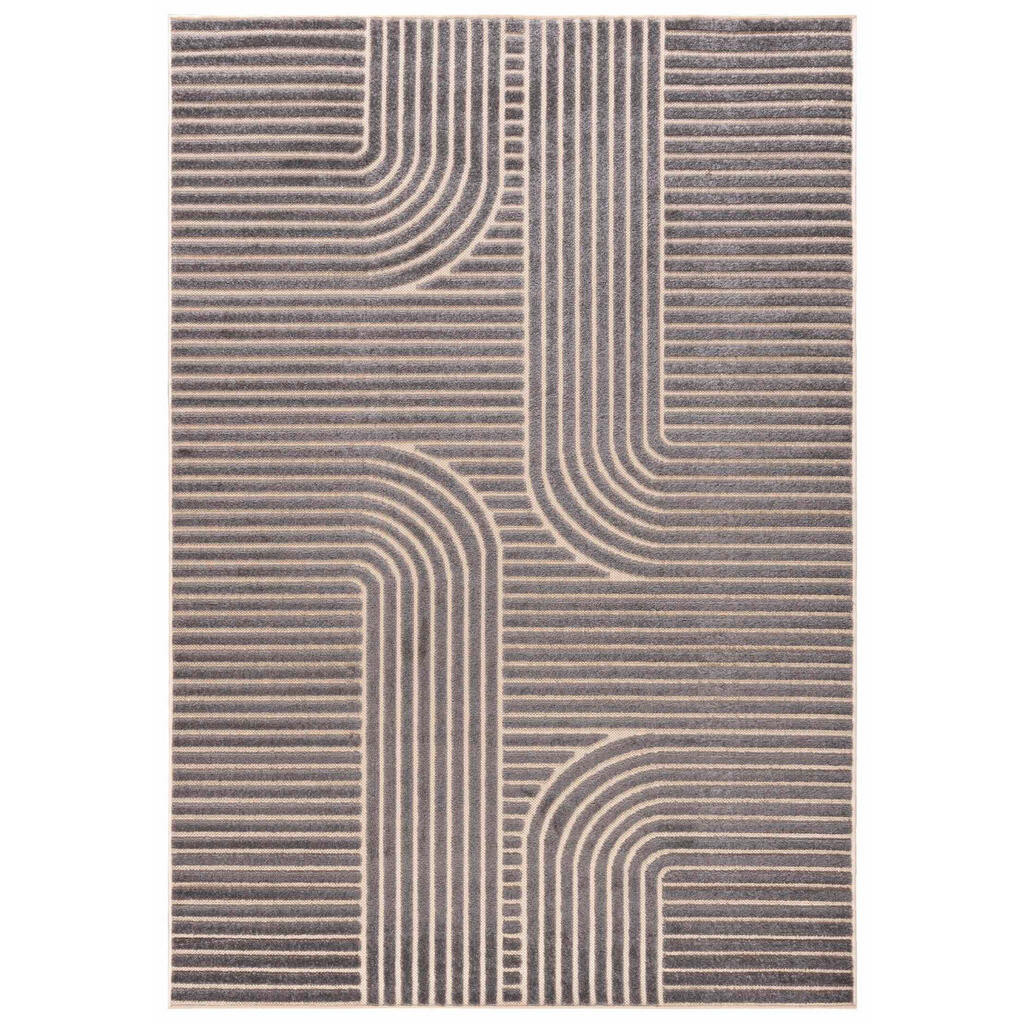 Mazovia KOBEREC šedý geometrický - 200 x 200 cm
