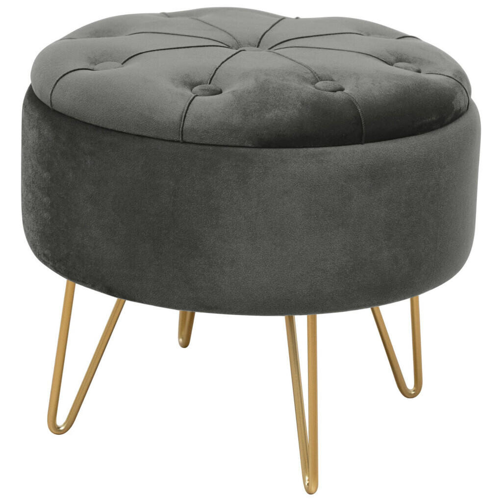 RAUMHIRSCH FURNITURE ČALOUNĚNÁ STOLIČKA šedá 38/33/38