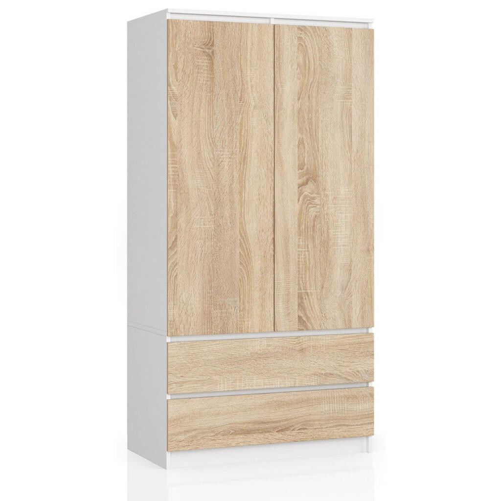 RAUMHIRSCH FURNITURE ŠATNÍK Bílý, dub Sonoma 180/90/51