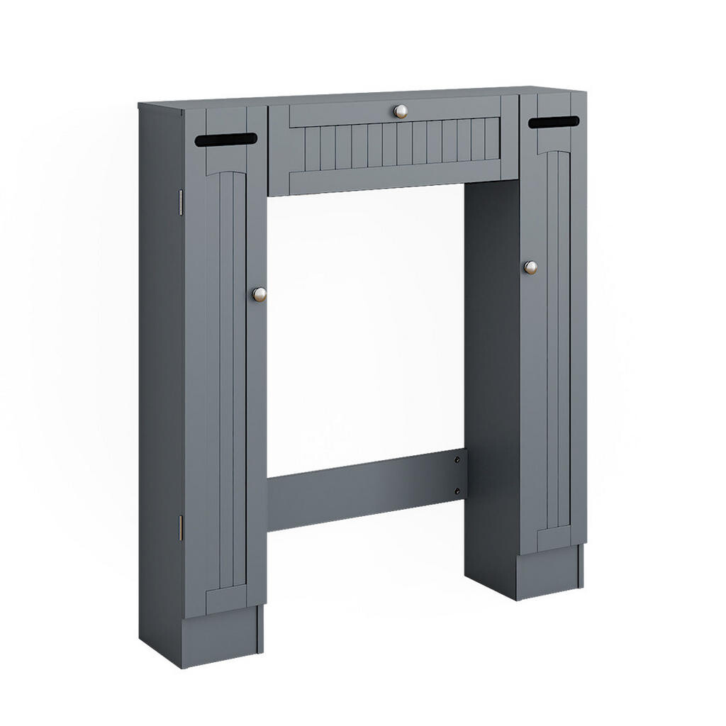 Vicco TOALETNÍ SKŘÍŇKA Bianco Šedá 89 x 99 cm se 2 zásobníky na toaletní papír