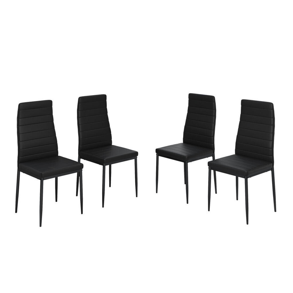 Vicco ŽIDLE DO JÍDELNY Grand Černá 42.5 x 48 cm Sada 4 kusů