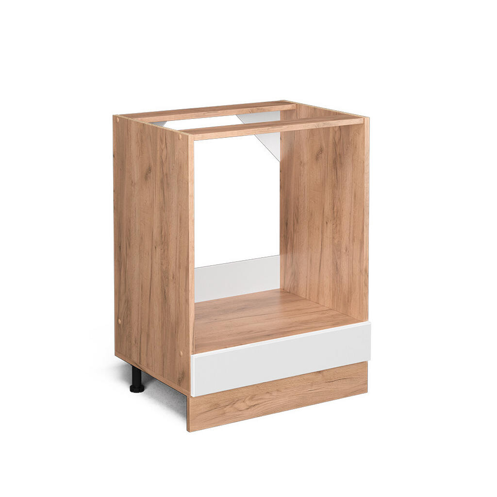 Vicco SKŘÍŇKA NA VESTAVĚNOU TROUBU R-Line Bílá vysoký lesk 60 cm bez pracovní desky