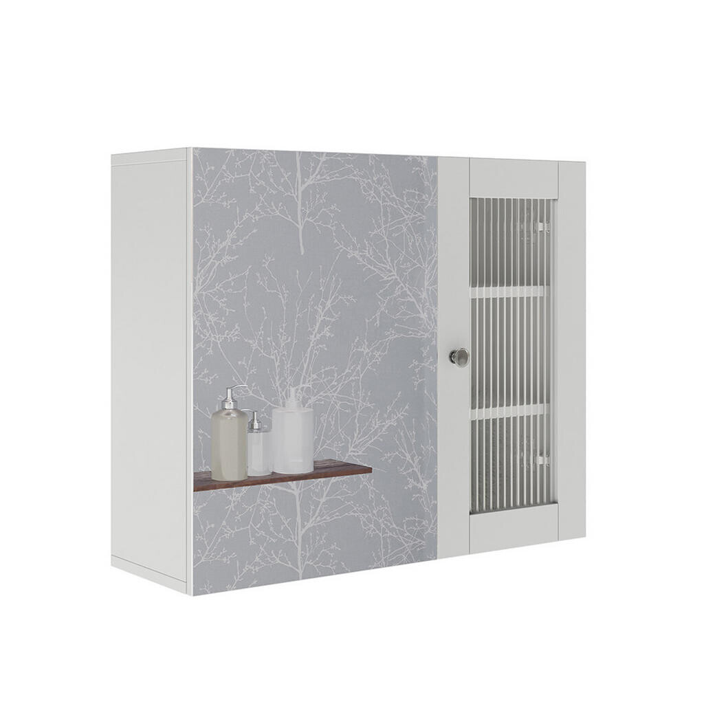 Vicco KOUPELNOVÁ ZRCADLOVÁ SKŘÍŇKA Malte Bílá 60 x 50 cm se zrcadlem